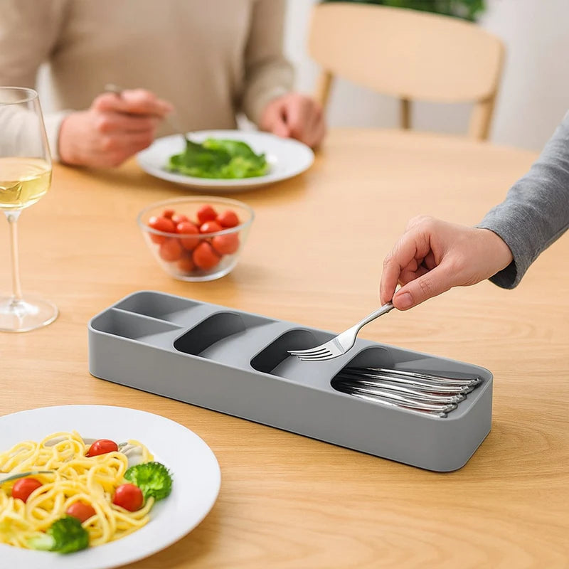 Cutlery Tray Box Used For Storing Cutlery Items And Stuffs Easily And Safely - 1Pc