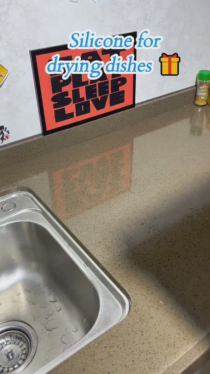 Silicone Dish Drying Mat for Kitchen