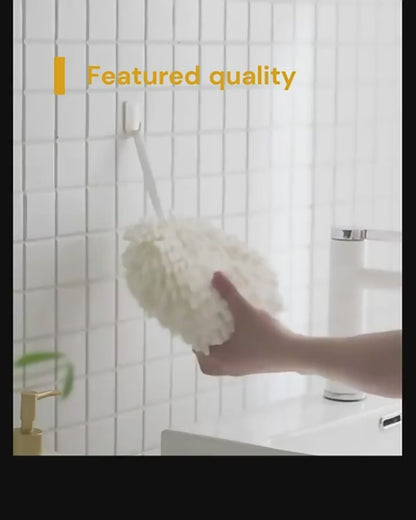 Fuzzy Ball Shaped Towel